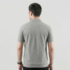 Grey V-Neck Polo