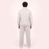 Classic Mock Neck Tracksuit – Heather Grey