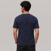 Blue Leopard Print T-shirt