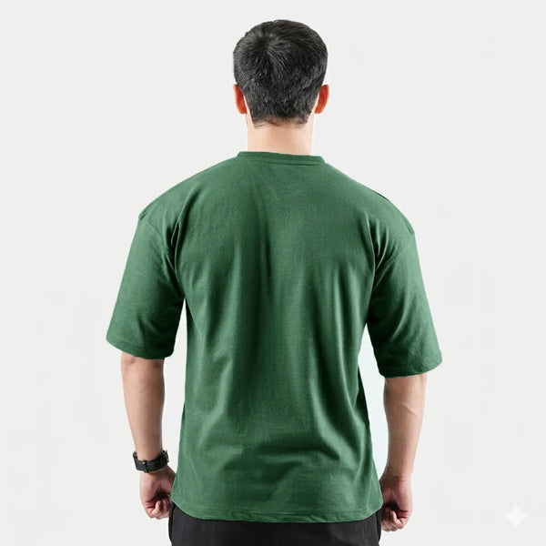 Warrior Green Drop Shoulder