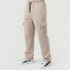 Sand Cotton Interlock Cargo Trouser