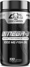 Core Champs Omega-3 Fish Oil 100mg 100 Softgels