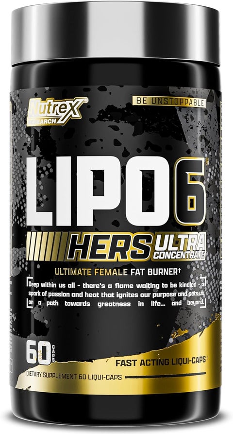 Nutrex Lipo6 Black Hers Ultra Concentrate 60 Capsules