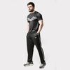 Front Stripes Black Tracksuit