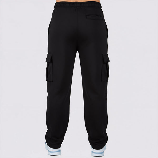 Pure Cotton Black Cargo Trouser