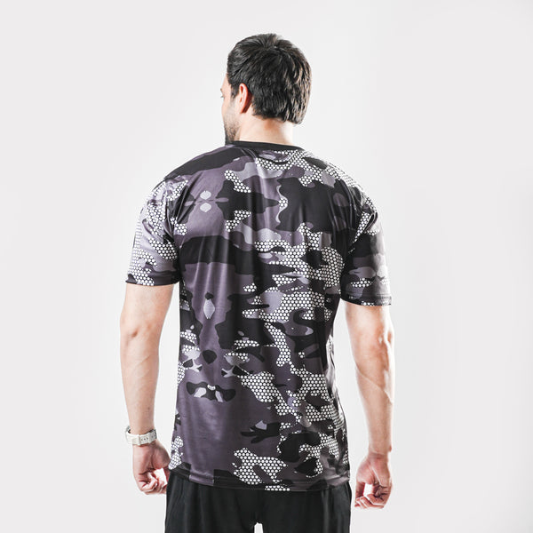 Special Edition-Grey Camo Quick Dry T-Shirt