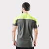 Gray T-Shirt with Parrot Shoulder panel