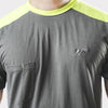 Gray T-Shirt with Parrot Shoulder panel