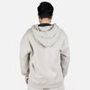 Unisex Silver Gray full zipper Hoodie