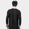 Plain Black Henley