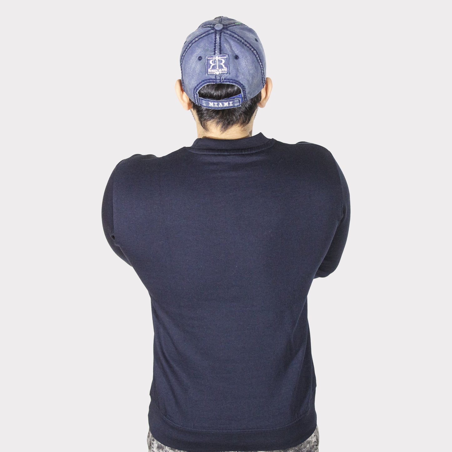 Unisex Premium Navy Blue Fleece Sweatshirt