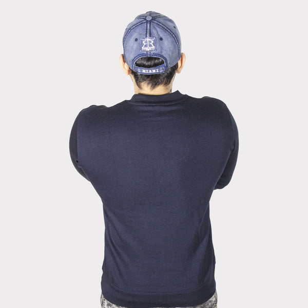 Unisex Premium Navy Blue Fleece Sweatshirt