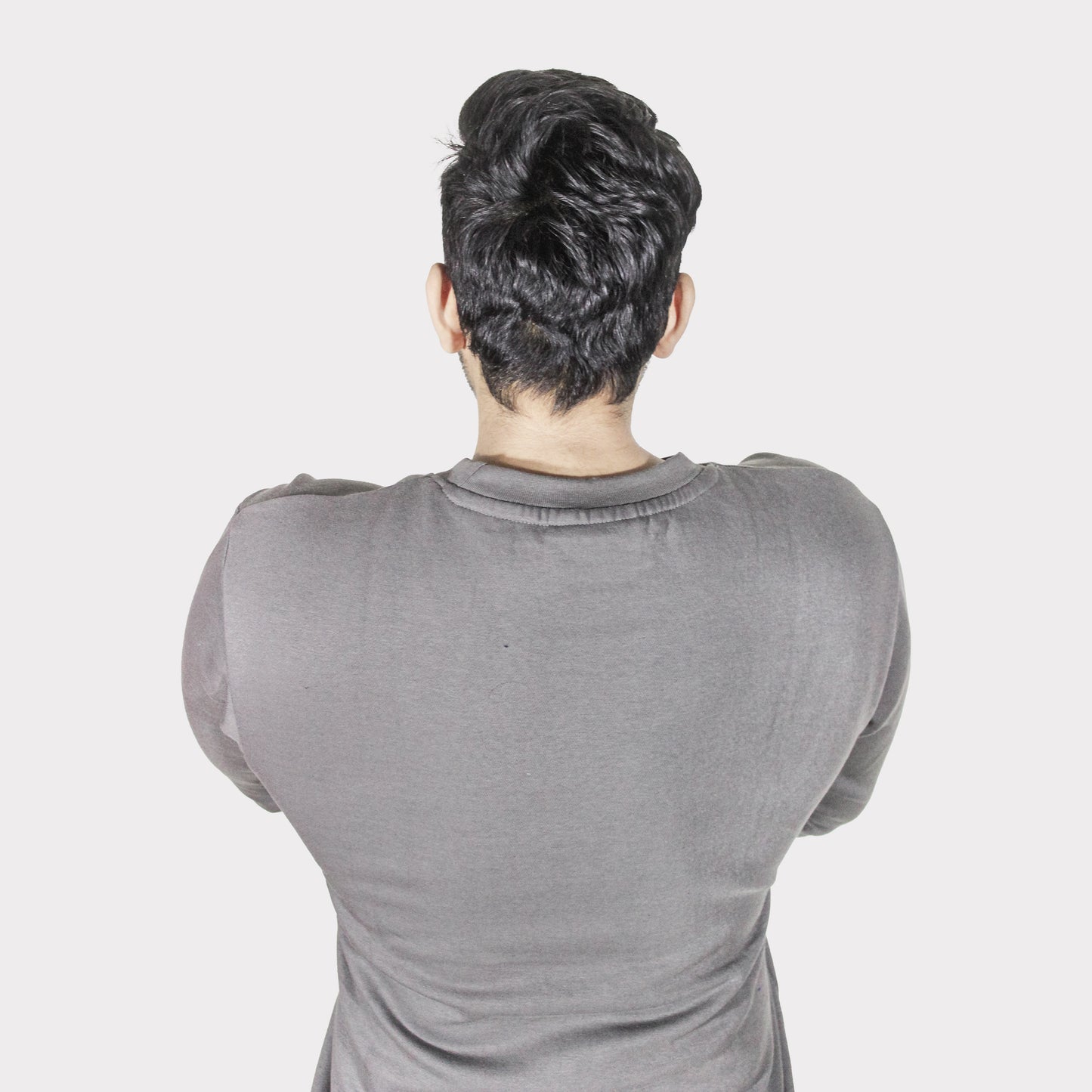 Unisex Premium Smoky Grey Fleece Sweatshirt