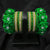Green Floral Silk Thread Bangles