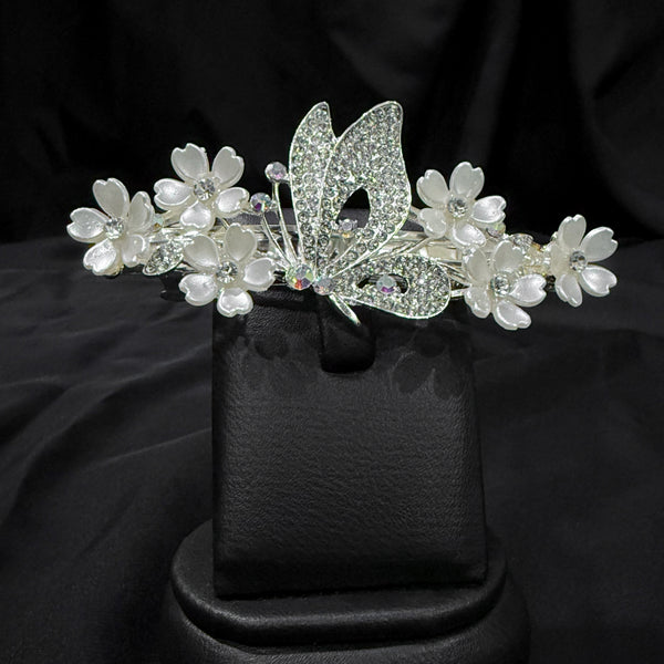 Butterfly Shape Silver Hair Clip