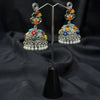 Oxidized Multi Jhumka Earring