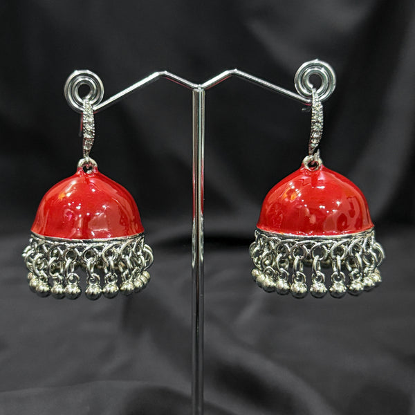 Red Plated Jhumki