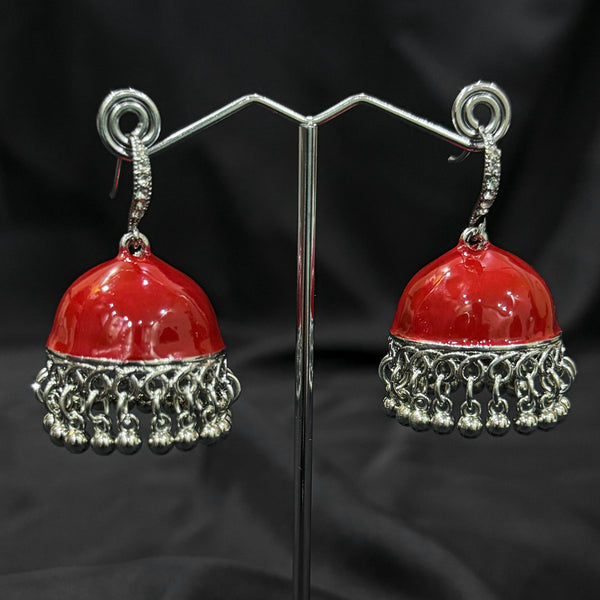 Red Plated Jhumki