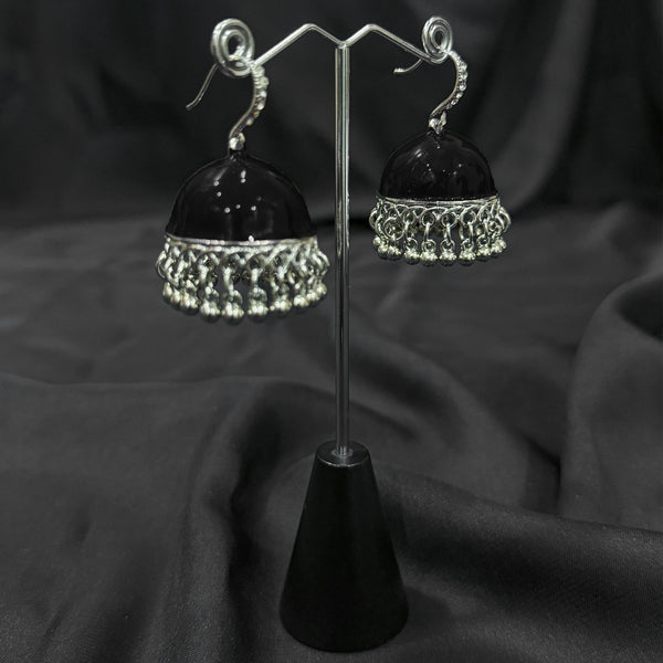 Black Plated Jhumki
