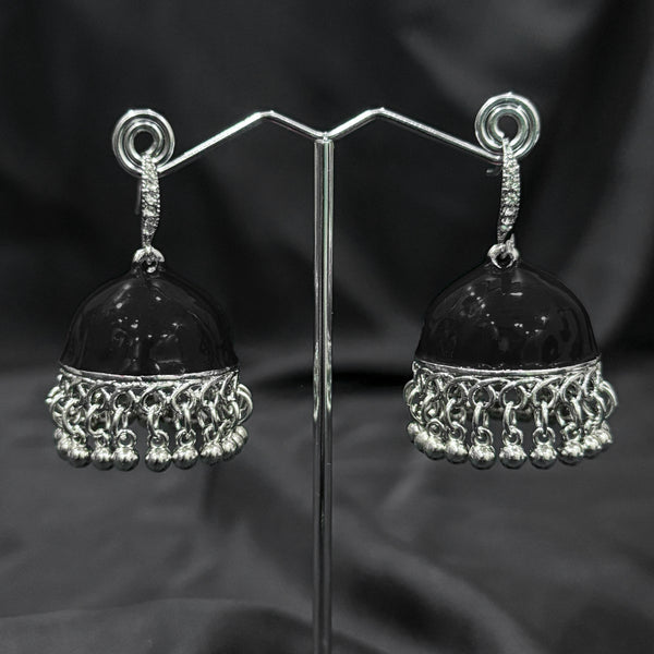 Black Plated Jhumki