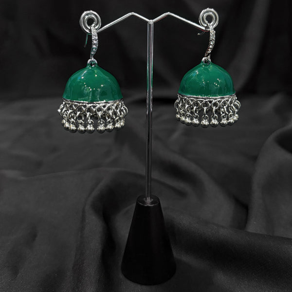 Green Plated Jhumki