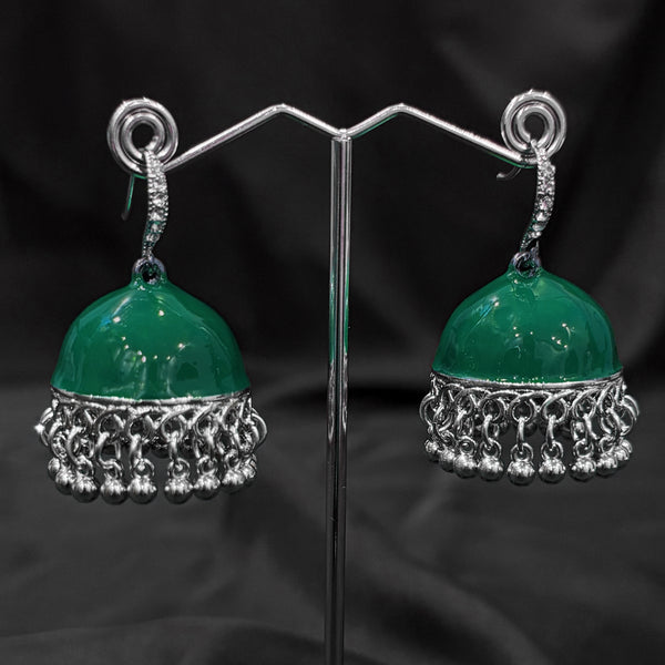 Green Plated Jhumki