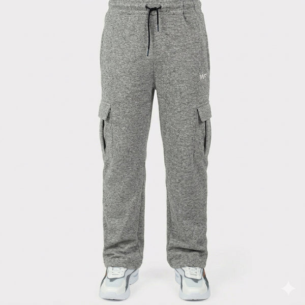 Pure cotton Gray kint Cargo Trouser