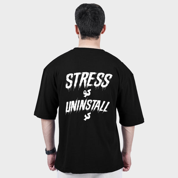 Stress Uninstall Graphic Tshirt
