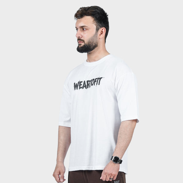 Weartofit White Plain Tshirt