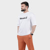 Goku Printed White and Orange Tracksuit