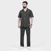 Charcoal Ottoman Textured Co-ord Set