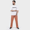 Goku Printed White and Orange Tracksuit