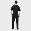 Dryfit Black Tracksuit with reflectors