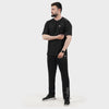Dryfit Black Tracksuit with reflectors