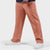 Orange Double Stitch loose fit Trousers