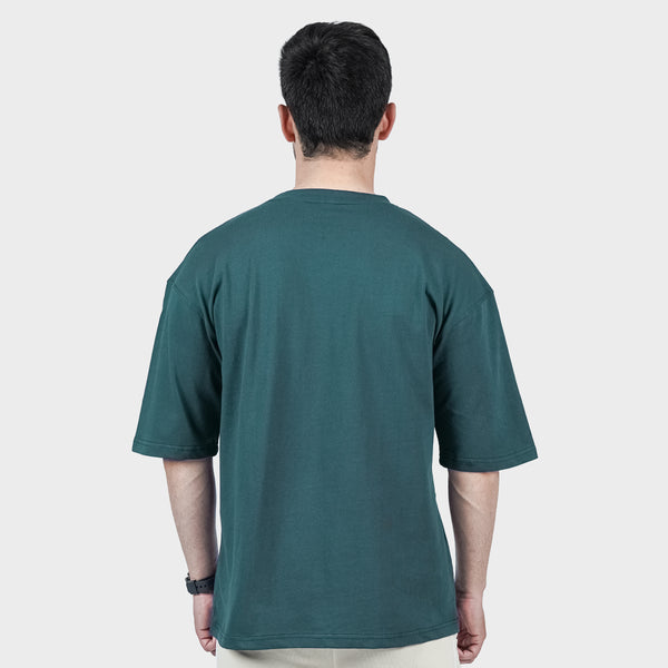 Weartofit Green Plain Tshirt