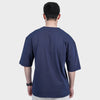 Weartofit Dumbell Navy Black Tshirt
