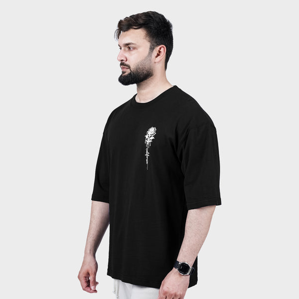 Black Flower T-Shirt