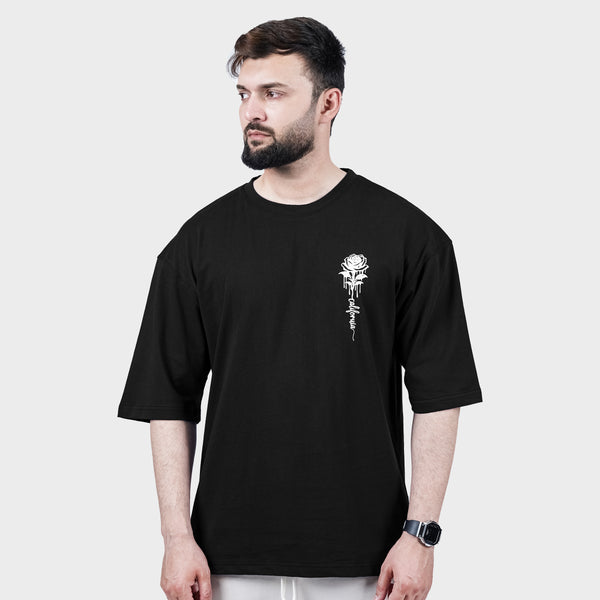 Black Flower T-Shirt