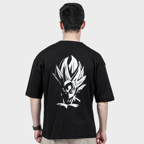 Black Dragon Ball Back Print TShirt