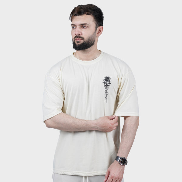 Off - White Flower T-Shirt