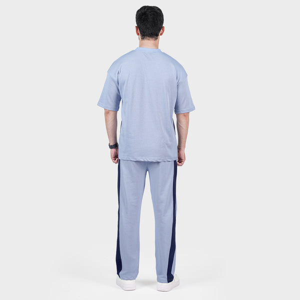 Blue Navy Side Panel Tracksuit