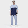 Blue Navy Side Panel Tracksuit