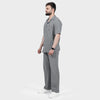 Grey Ottoman Textured Co-ord Set