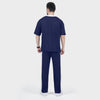 Blue and White Side Panel Tracksuit