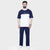 Blue and White Side Panel Tracksuit