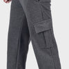 Pure Cotton Charcoal Cargo Trouser
