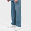 Teal-blue Ottoman Textured Trouser