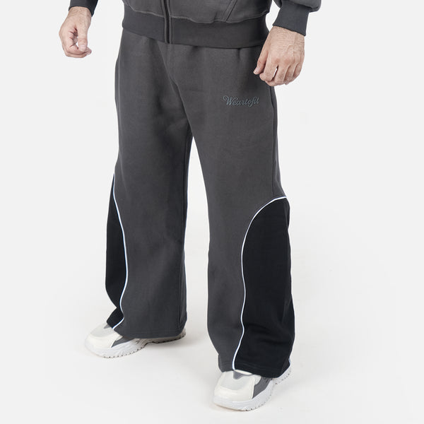 Unisex Charcoal Baggy Style Trouser