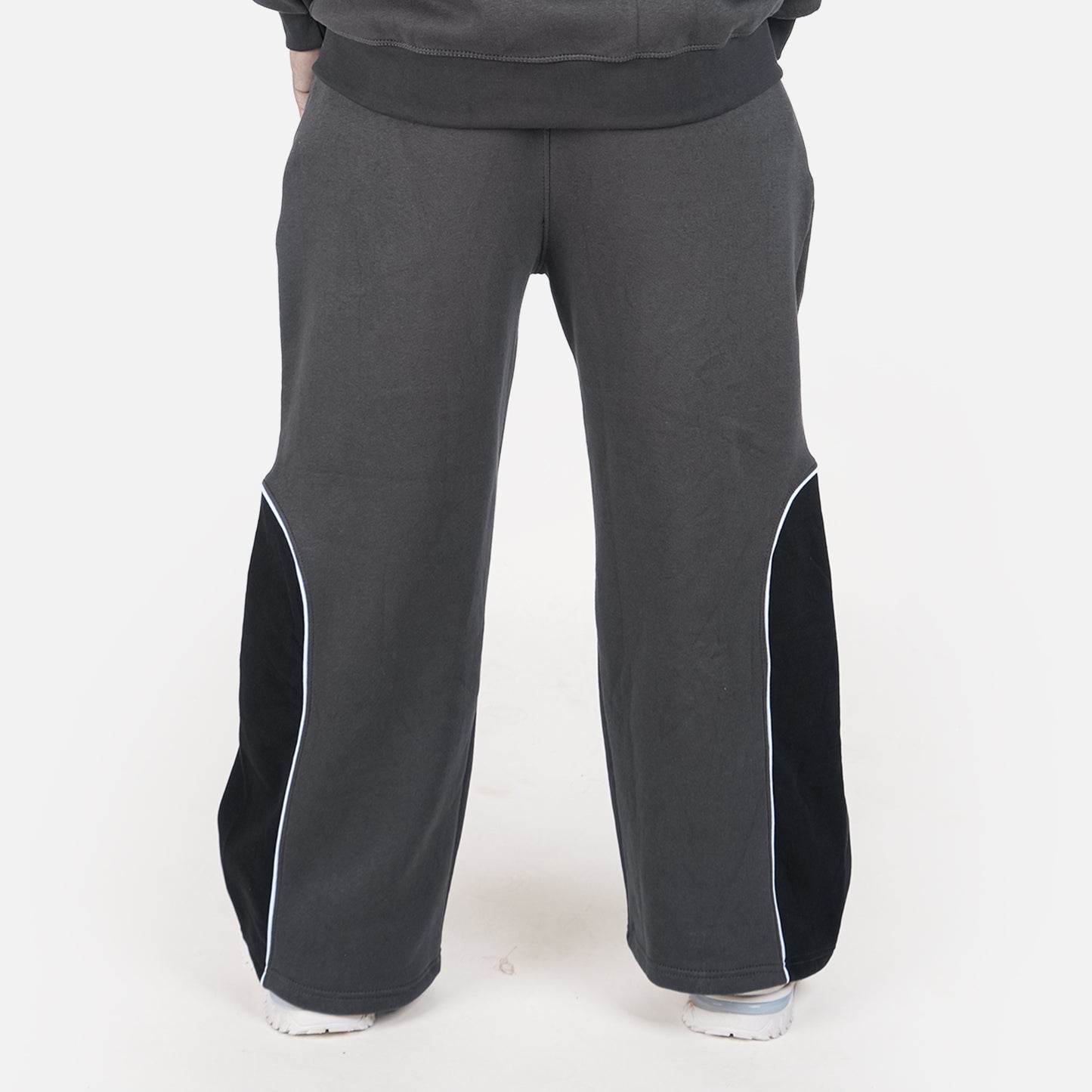 Unisex Charcoal Baggy Style Trouser